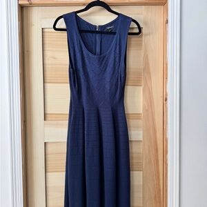 Torrid Deep Blue Sleeveless Midi Dress